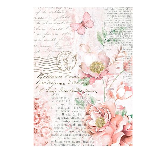 Tło słomkowe jedwabne z motywem "Roseland"