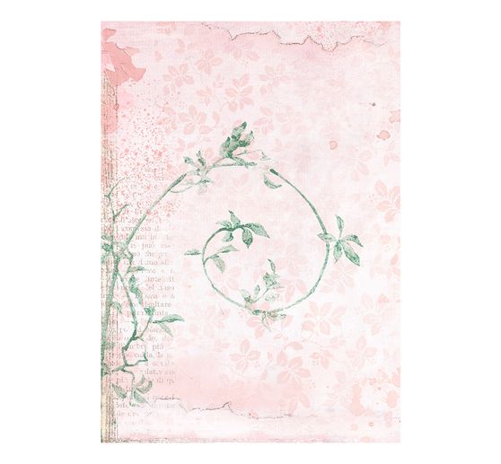 Tło słomkowe jedwabne z motywem "Roseland"