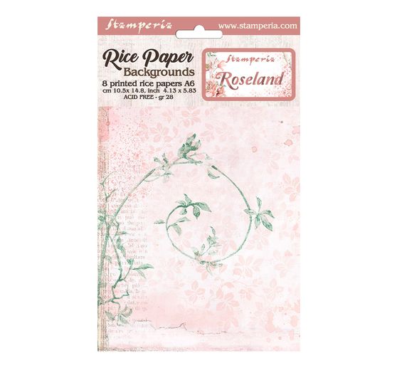 Tło słomkowe jedwabne z motywem "Roseland"