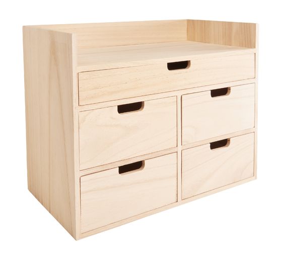VBS Desk organizer drawer box with shelf