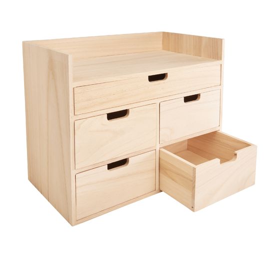 VBS Desk organizer drawer box with shelf