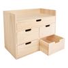 VBS Desk organizer drawer box with shelf
