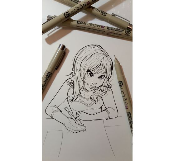 Sakura Pigma Micron "Manga Collection", zestaw 6 sztuk