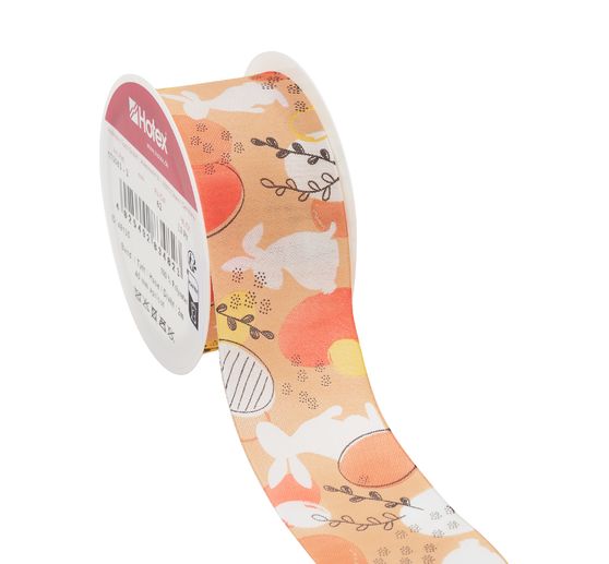 Taftowa wstążka "Króliczek"