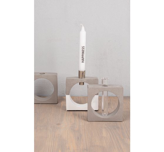 Silikonowa forma do odlewania "Wazon kwadratowy z kółkiem"