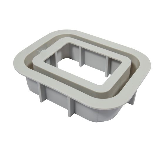 Silicone casting mould "Vase Rectangle"