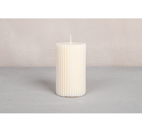 Silicone casting mould "Fluted pillar candle"