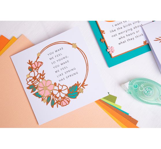 Szablon do wykrojników Sizzix Thinlits "Kwiatowy okrągły"