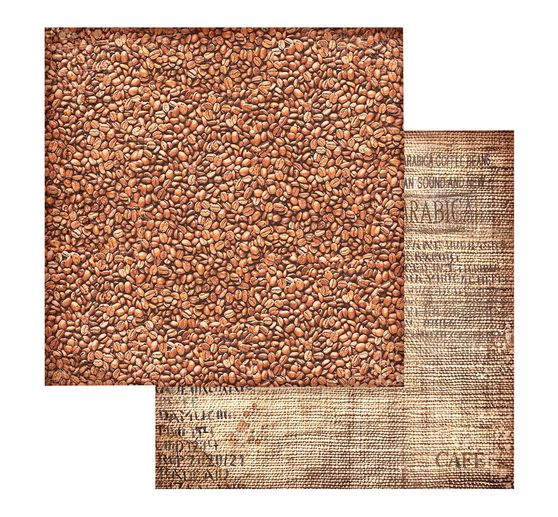 Blok do scrapbookingu "Kawa i czekolada - tła"