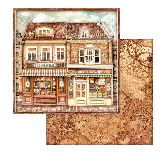 Blok do scrapbookingu "Kawa i czekolada