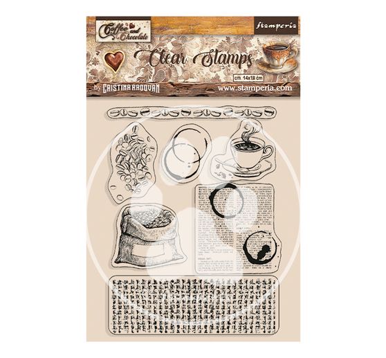 Clear Stamps "Kawa i czekolada"