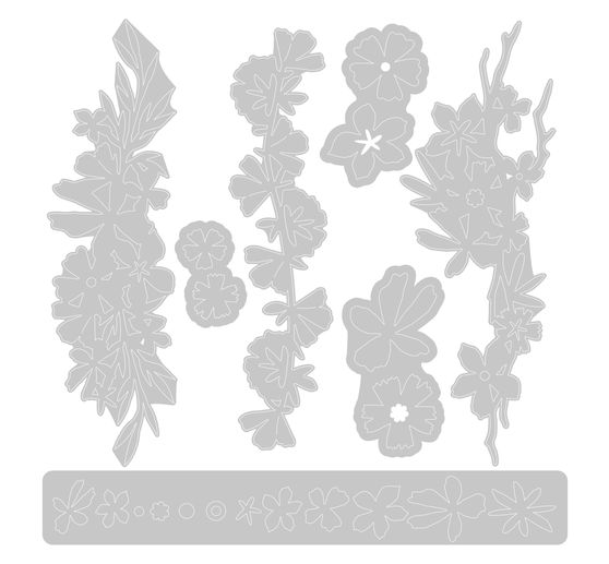 Szablon do wykrojników Sizzix Thinlits "Woodland Borders".