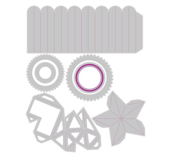 Sizzix Thinlits szablon do wykrojników "Rozety Tima Holtza"