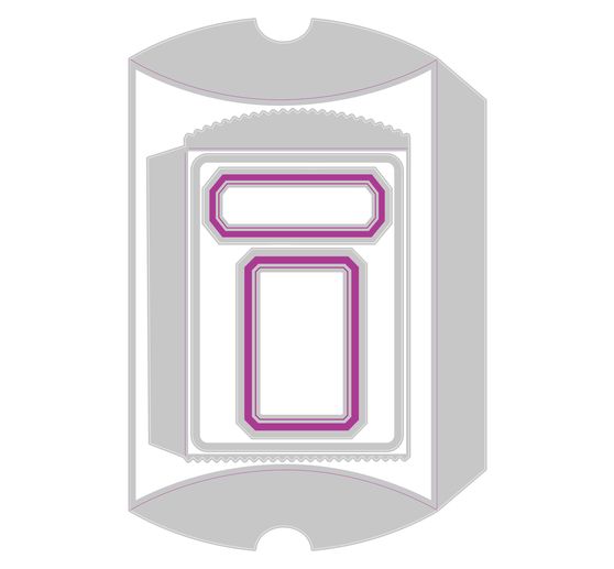 Sizzix Thinlits Wykrojnik do papieru "Pillow Box + Bag by Tim Holtz"