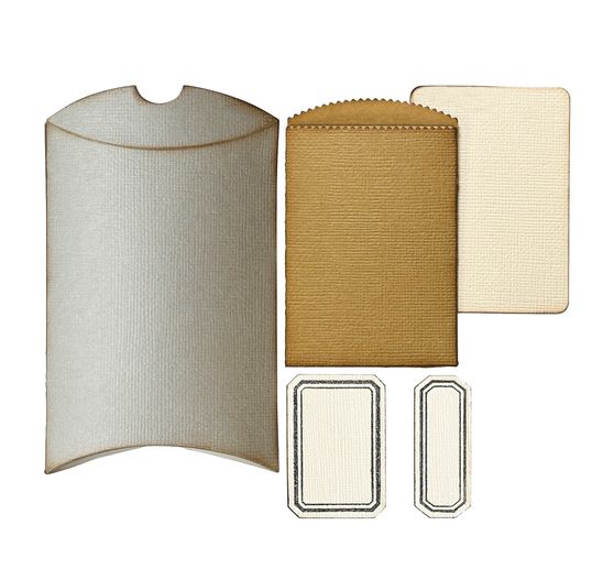 Sizzix Thinlits Wykrojnik do papieru "Pillow Box + Bag by Tim Holtz"