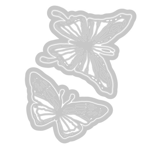Szablon do wykrojników Sizzix Thinlits "Scribbly Butterfly by Tim Holtz".