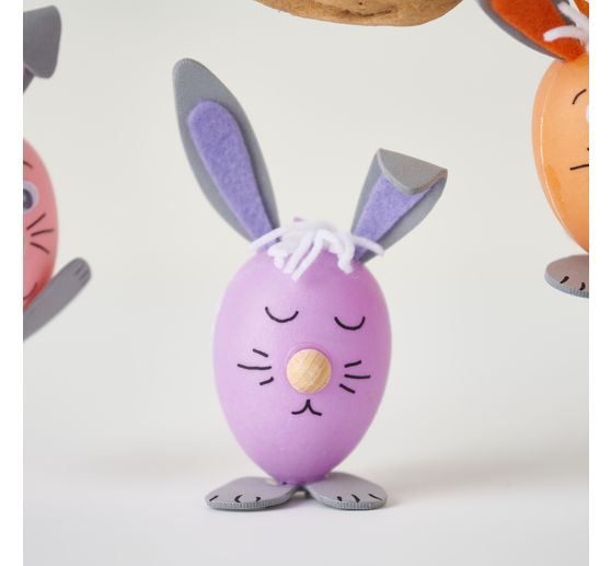 Zestaw do rękodzieła VBS "Kolorowe króliczki"