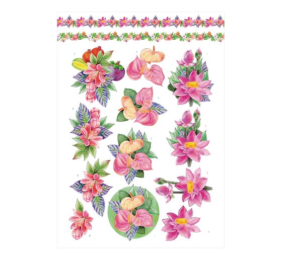 3D Punched sheet book "Urban Flowers"