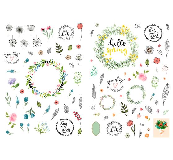 Książka "Frühlings-Sticker-Traum"