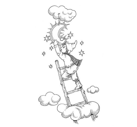 Książka "Christl Vogls Ausmalreise - Welt der Weihnachtswichtel"