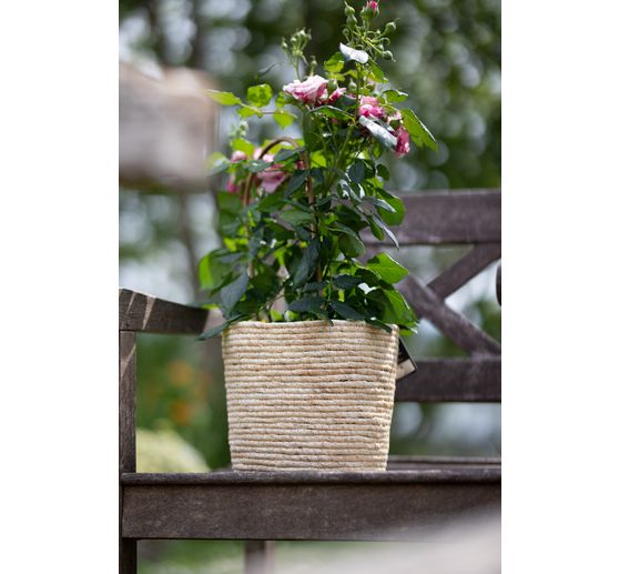 Kosz na rośliny z trawy morskiej