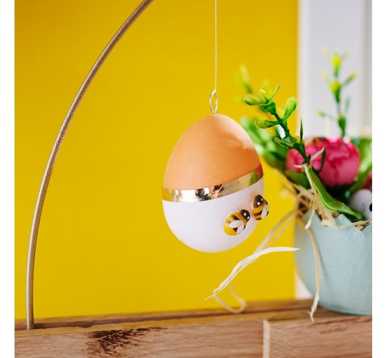 Metal ring "Circle", Gold color