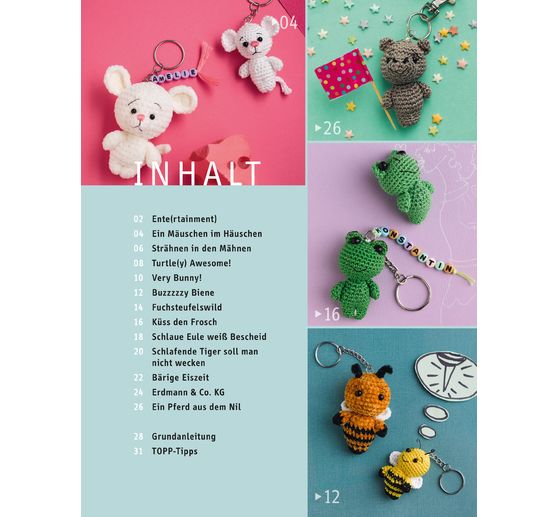 Zestaw kreatywny "Super słodkie szydełkowe minis. Książka instruktażowa z materiałami do natychmiastowego szydełkowania"