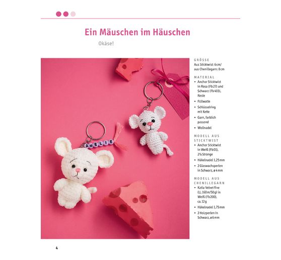 Zestaw kreatywny "Super słodkie szydełkowe minis. Książka instruktażowa z materiałami do natychmiastowego szydełkowania"