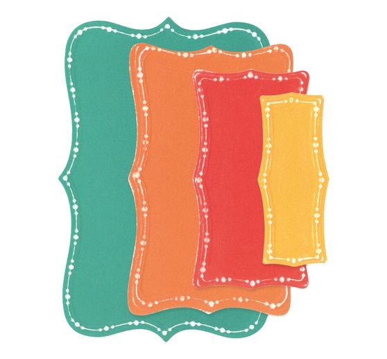 Wykrojnik Sizzix Framelits "Top Note by Stacey Park"