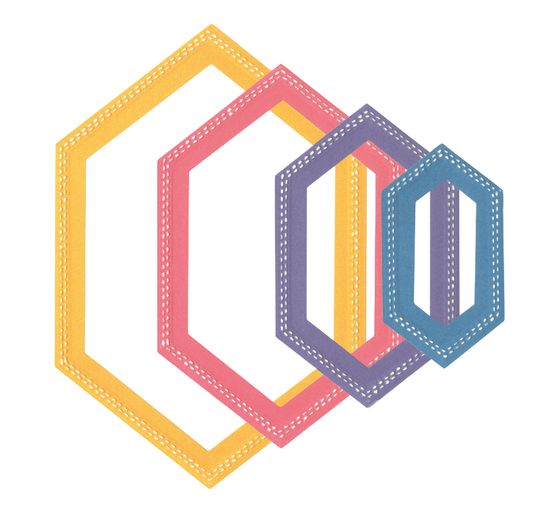Szablon do wykrojników Sizzix Framelits "Hexagons by Stacey Park"