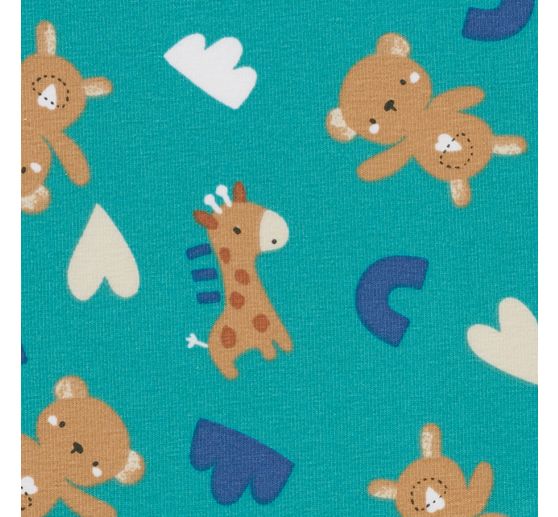 Jersey fabric "Favorite animals"