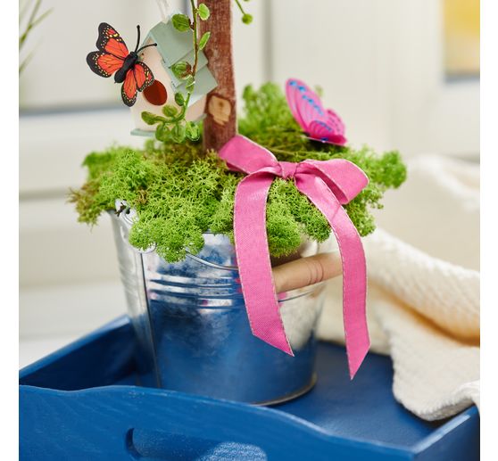 Zinc pot with handle