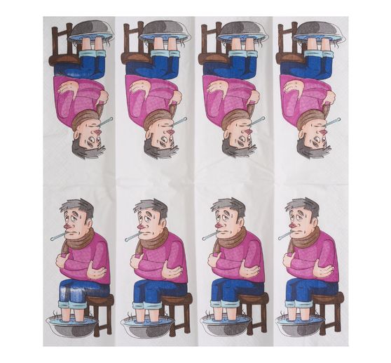 Paper handkerchiefs "Man Flu"