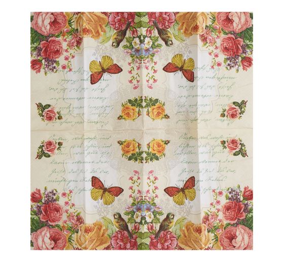 Paper handkerchiefs "Portrait of Butterfly"