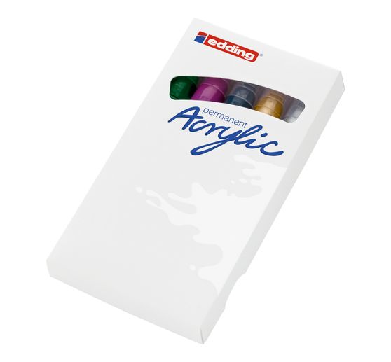edding 5100 Acrylic "Acrylic marker - Festive", Medium, set of 5