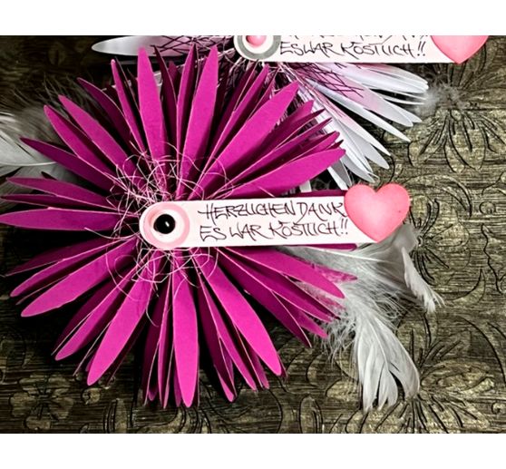 Wykrojnik do składania kwiatka "Stokrotka"