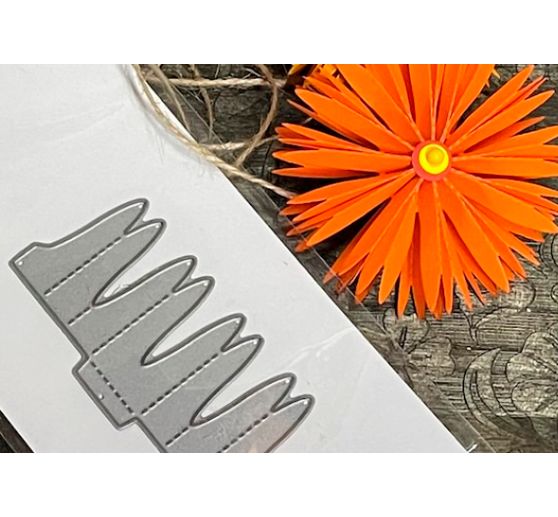 Wykrojnik do składania kwiatka "Stokrotka"