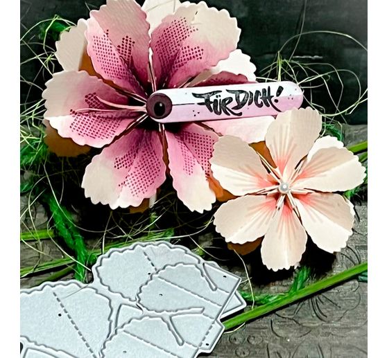 Wykrojnik składany kwiat "Malva"