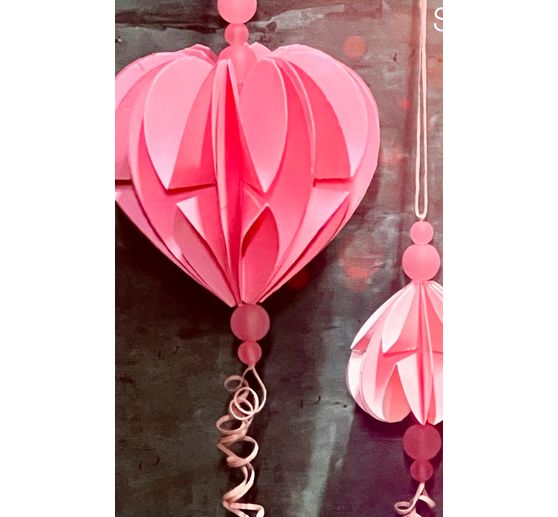 Punching template "Folding hearts"