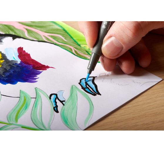 Pisak pigmentowy STAEDTLER, zestaw 12 sztuk