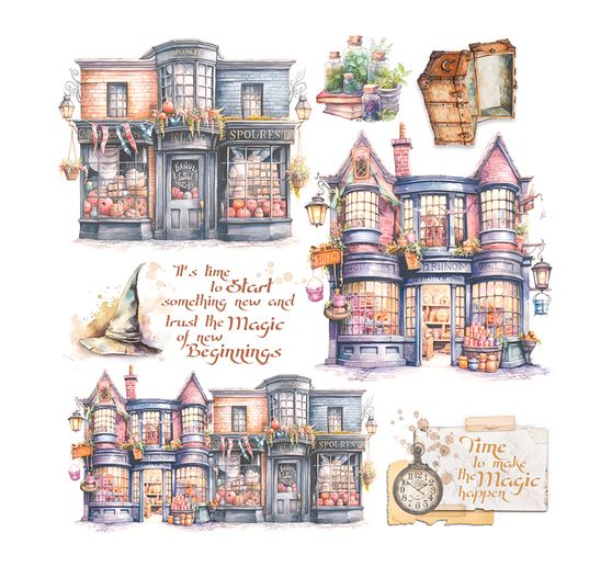 Papier welinowy "Wizard Academy"