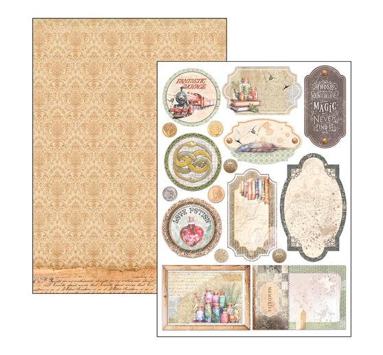 Paper set "Wizard Academy"