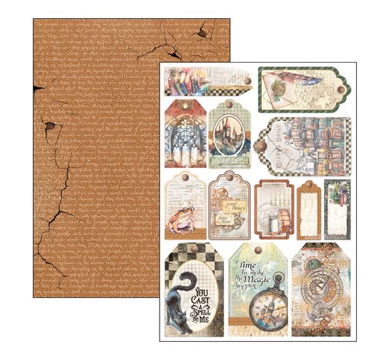 Paper set "Wizard Academy"