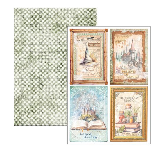 Paper set "Wizard Academy"