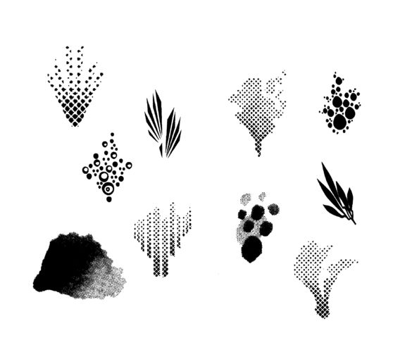 Silikonowy stempel do składania kwiatu "Malva"