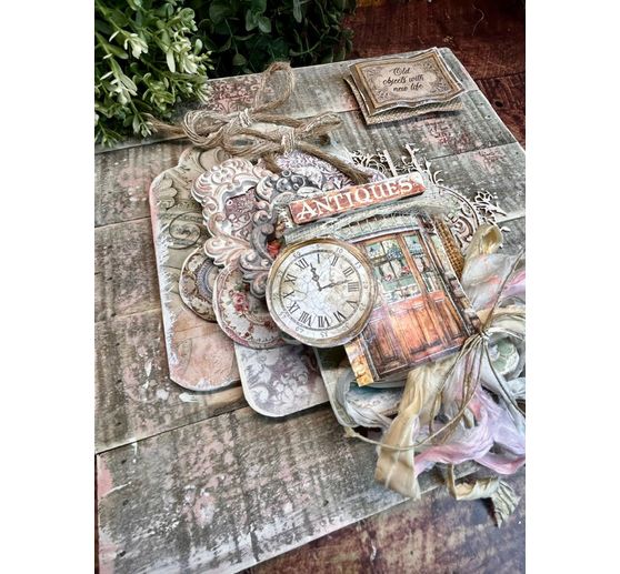 Scrapbook block "Brocante Antiques"