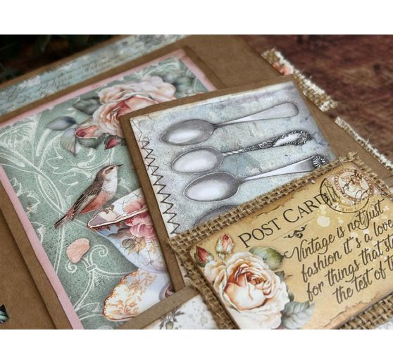 Scrapbook block "Brocante Antiques"