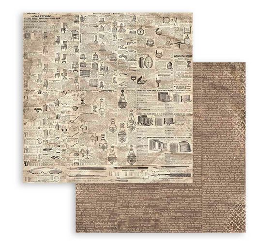 Scrapbook block "Brocante Antiques - Backgrounds"