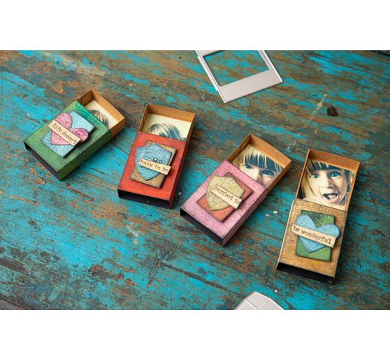 Sizzix Thinlits szablon do wykrojników "Matchbox by Tim Holtz"