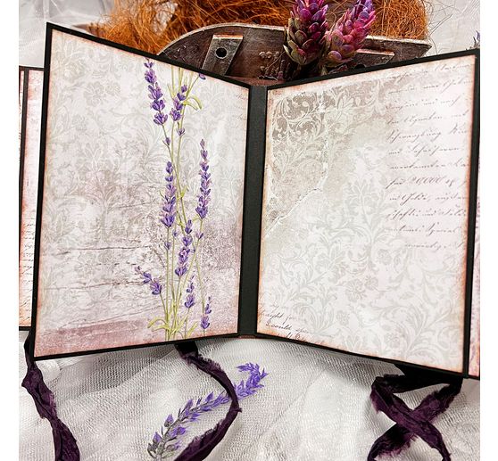 Papier do scrapbookingu "Poranek w Prowansji"